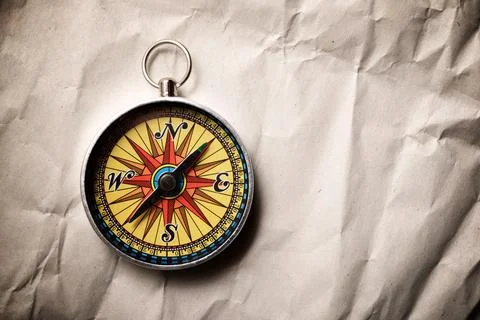 Vintage navigation concept Stock Photos