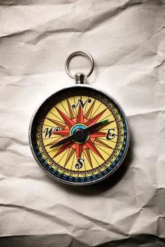 Vintage navigation concept Stock Photos