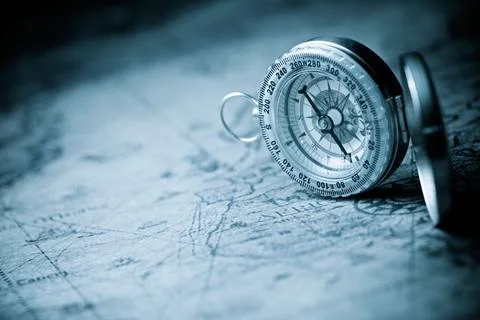 Vintage navigation concept Stock Photos