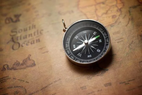 Vintage navigation concept Stock Photos