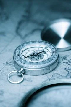 Vintage navigation concept Stock Photos