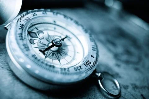 Vintage navigation concept Stock Photos