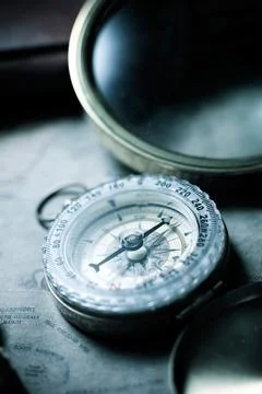 Vintage navigation concept Stock Photos