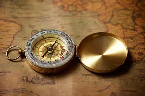 Vintage navigation concept Stock Photos
