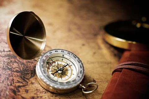 Vintage navigation concept Stock Photos