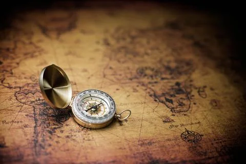 Vintage navigation concept Stock Photos