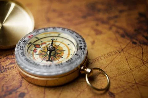 Vintage navigation concept Stock Photos