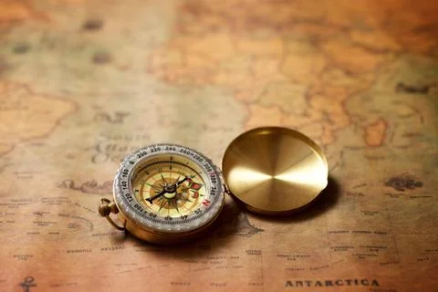 Vintage navigation concept Stock Photos