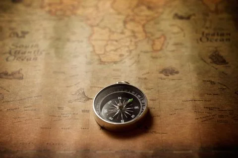 Vintage navigation concept Stock Photos