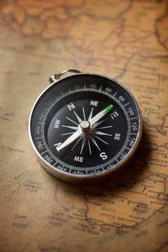 Vintage navigation concept Stock Photos