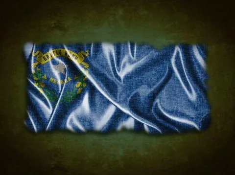 Vintage nevada flag. Stock Illustration