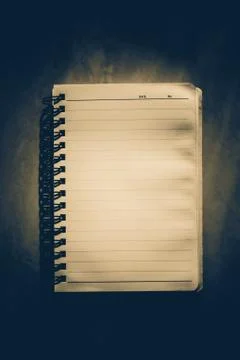 Vintage notebook Stock Photos