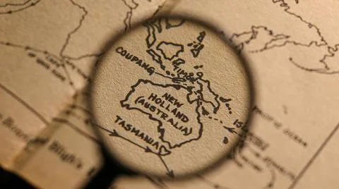 Vintage Old Map . Stock Photos