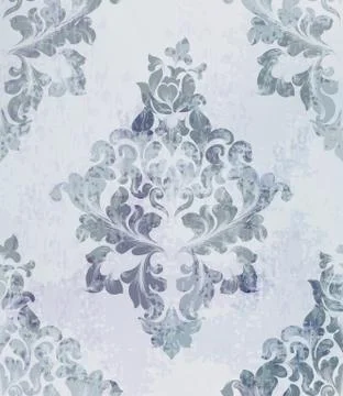 Vintage old paper texture Vector. Luxury baroque pattern wallpaper ornament d 스톡 일러스트