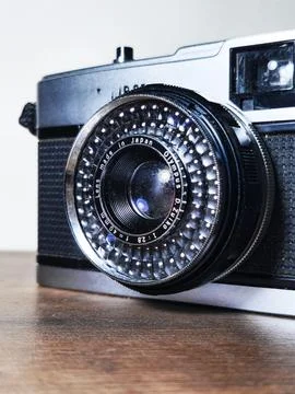 Vintage Olympus camera Stock Photos