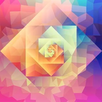 Vintage optic art geometric pattern Illustrazione stock