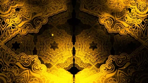 Vintage ornament islamic pattern Video stock 198748795