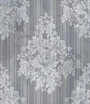 Vintage ornament pattern Vector. Baroque classic background. Royal victorian  Stock Illustration