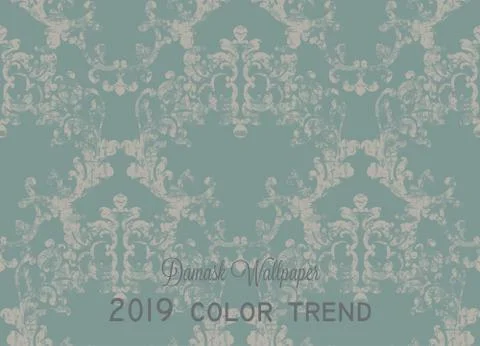 Vintage ornamented pattern Vector. Old style Victorian flourish texture. Grun Stock Illustration