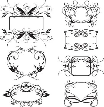 Vintage ornate frame background Stock Illustration