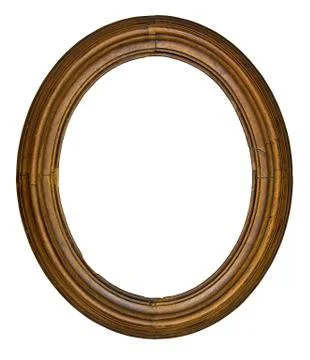 Vintage oval frame Foto stock