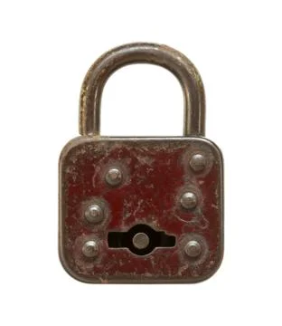 Vintage padlock Stock Photos