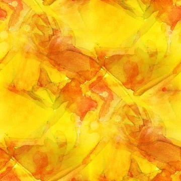 Vintage paint pattern design seamless watercolor texture yellow Illustrazione stock