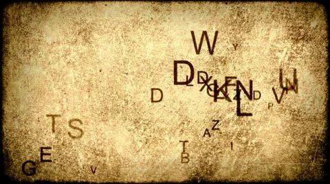 Vintage paper Stock Footage 22016907