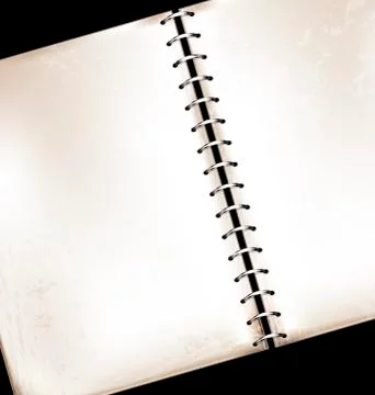 Vintage paper notebook Illustrazione stock