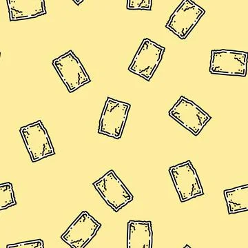 Vintage paper vector seamless pattern Stock Illustration