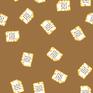Vintage paper vector seamless pattern Stock Illustration