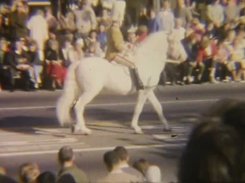 Vintage Parade Stock Footage 11489281
