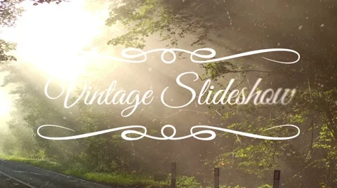 Vintage Parallax Slideshow Stock After Effects