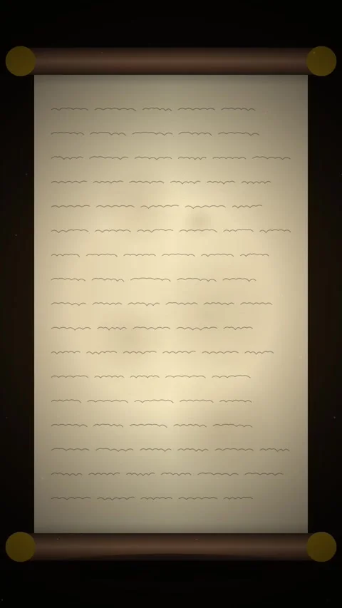 Vintage Parchment Paper Scroll on Dark Background Stock Footage 346197702