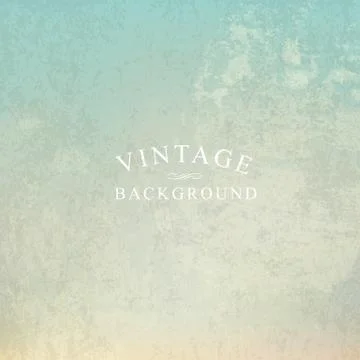 Vintage Pastel Background with Sample Text Template 스톡 일러스트