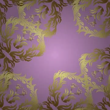 Vintage pattern with arabesques. Seamless. Oriental vector pattern with arabesqu Illustrazione stock