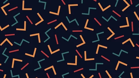Vintage Pattern Background Animation 80s... | Stock Video | Pond5