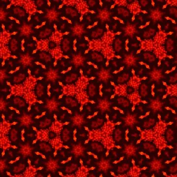 Vintage  pattern for background design with bright red triangles and hexagona Stock Illustration