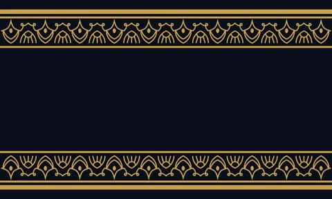 Vintage pattern border ornamental vector 스톡 일러스트