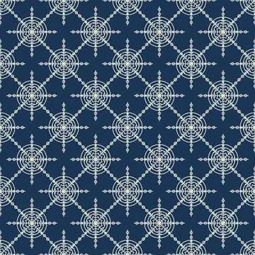 Vintage pattern for decorative design winter easy Stock Illustration