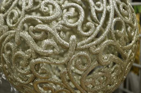 Vintage pattern element - gold patterns with swirls and monograms, decorated Stock Photos