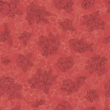 Vintage pattern with flowers on background. Book cover with flower texture. Blue Stock Illustration