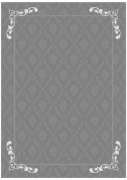 Vintage  pattern. flowers ornate background Illustrazione stock