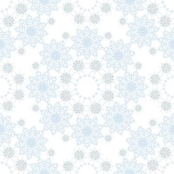 Vintage pattern with linear ornament. Vector Stock Illustration