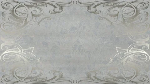 Vintage pattern, ornaments frame - tv picture interference - retro background Stock Footage 149376591