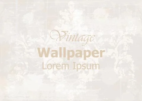 Vintage pattern vector. Classic ornament elegant structure retro theme decors Stock Illustration