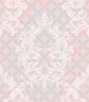 Vintage pattern vector. Classic ornament elegant structure retro theme decor. Stock Illustration