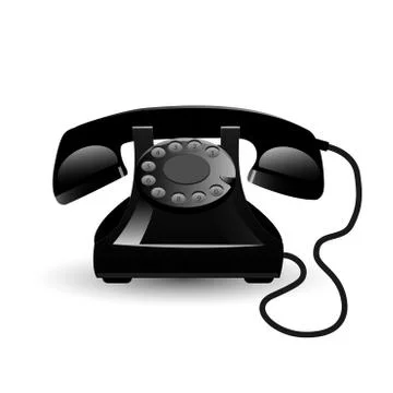 Vintage Phone Stock Illustration