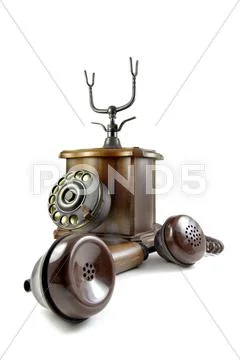 Vintage phone Stock Photos