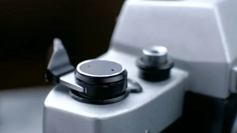 Vintage photo camera details Stock Footage 144088717